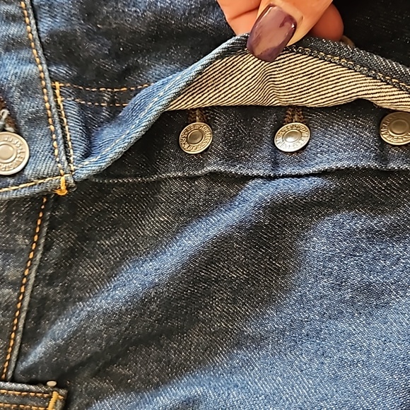 Levi's original button fly 501 jeans straight leg size 38x34 - Picture 8 of 10